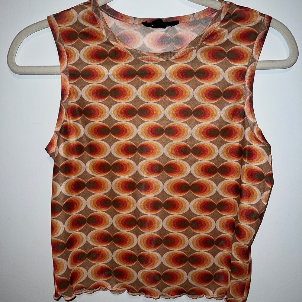 Mesh 70’s vibe tank
